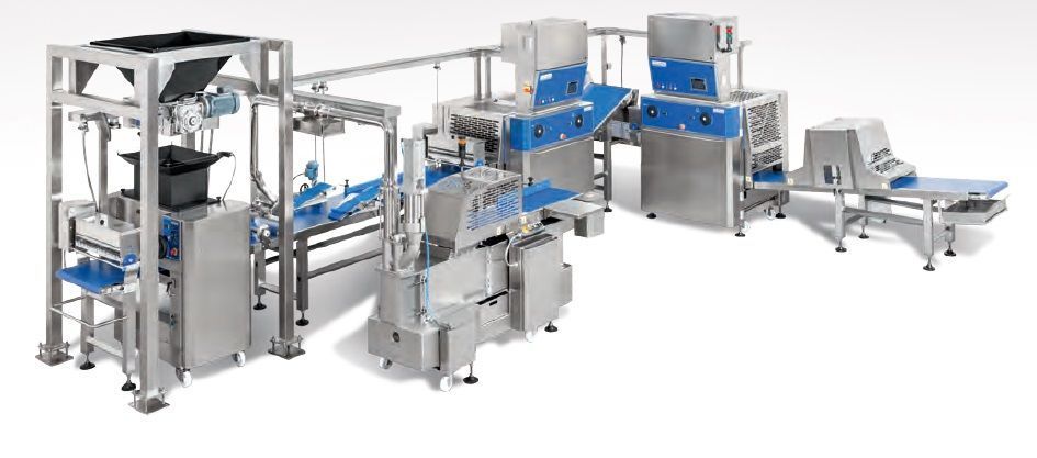 Компактная линия ламинирования теста