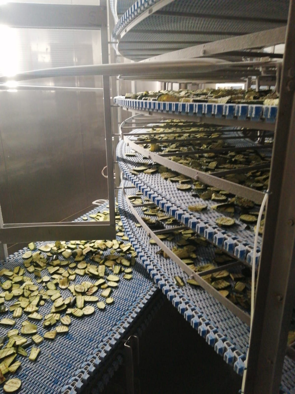 Спиральная система шоковой заморозки