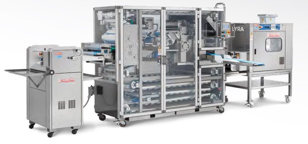 Мини линия производства булочек