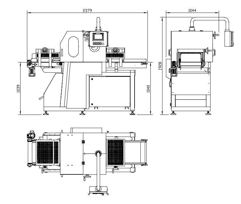 Промышленные рамочные хлеборезки 