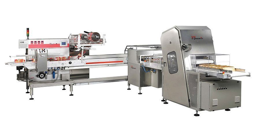 Автоматические линии нарезки и упаковки хлеба flow-pack
