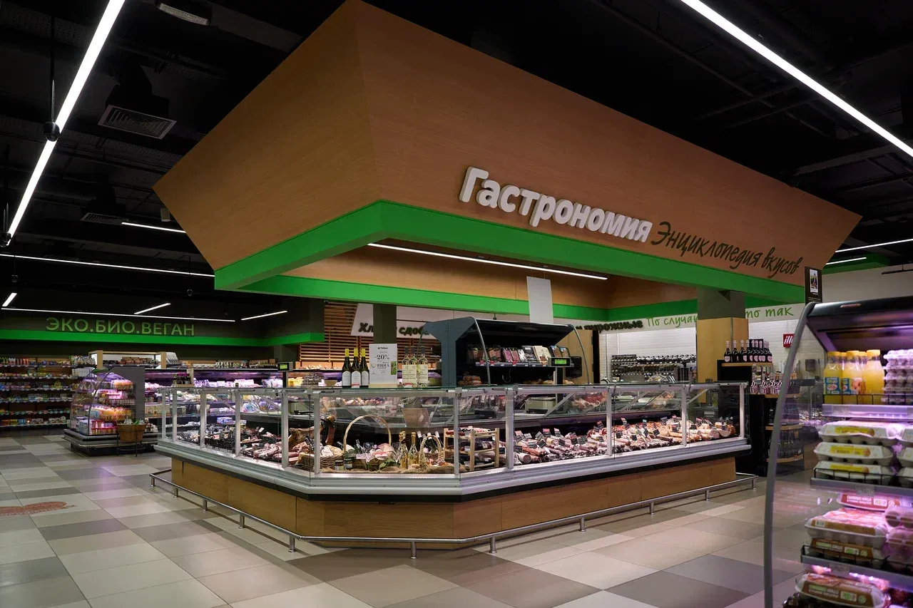 Дизайн продуктового магазина