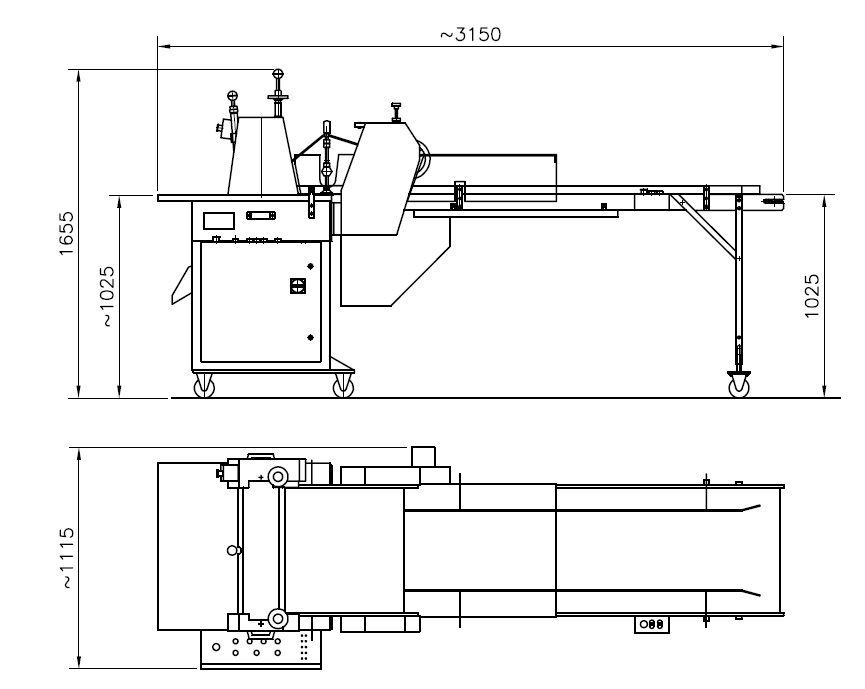 Промышленные рамочные хлеборезки 